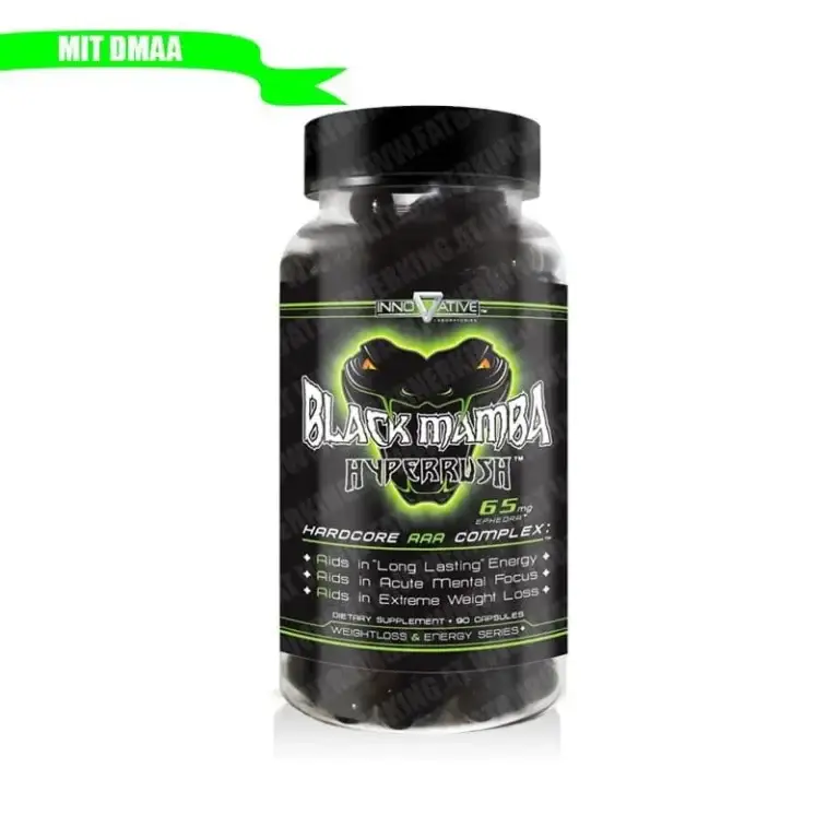 Black Mamba 65 Ephedra DMAA Fatburner INNOVATIVE LABS con DMAA