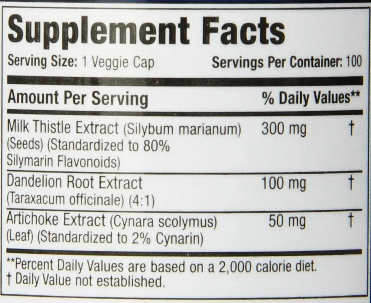 San Nutrition Liver Support Formula 100 capsules facts