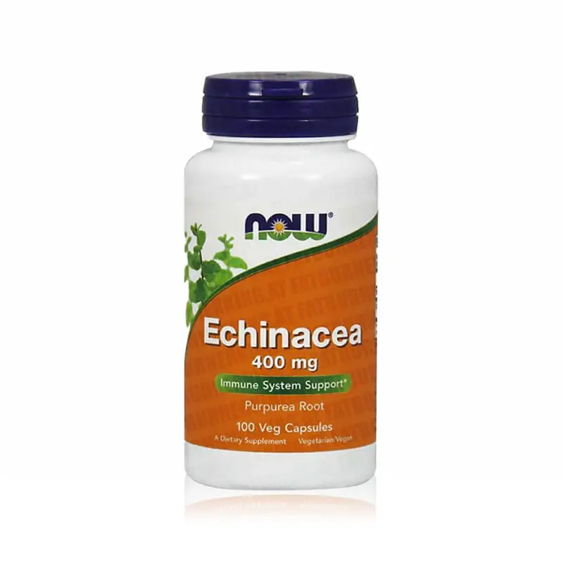 NOW Foods Echinacea 400mg 100 Capsules