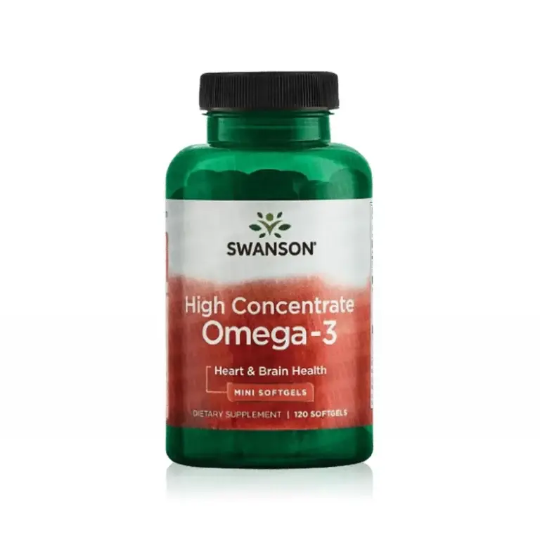 Swanson High Concetrate Omega-3 Aceite de Pescado), 570mg 120 softgels